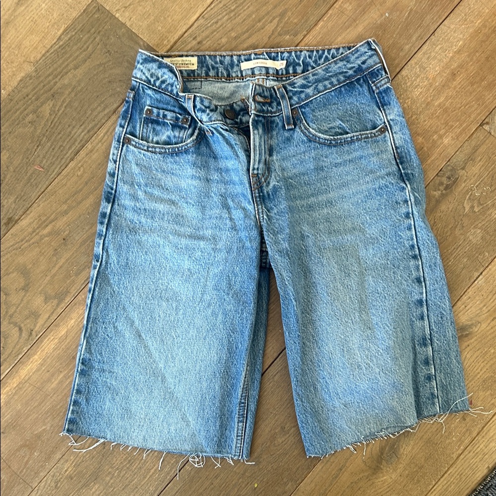 Levi's Light Blue Jean Shorts
